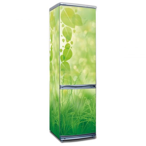 Наклейка  на холодильник — Зеленая трава