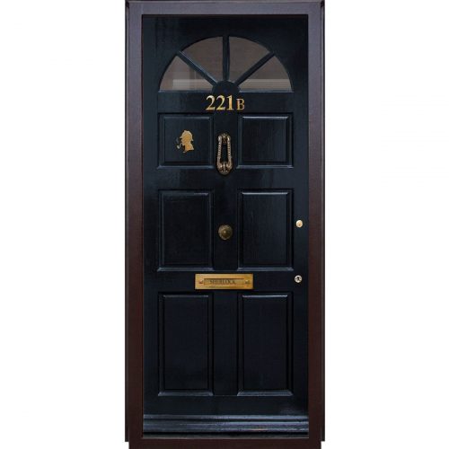 Фотообои на дверь — Шерлок 221b