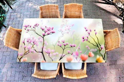Наклейка на стол — Искусство цветения