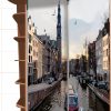 Наклейка на шкаф - Прогулки по Амстел | магазин Интерьерные наклейки