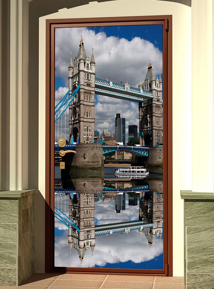 стикер на дверь -  Лондонский мост