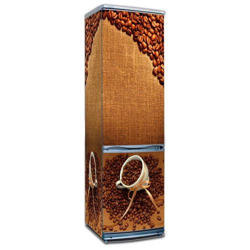 Наклейка на холодильник — Кофе 2 Зерна