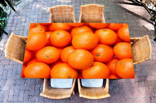 Стол с фотопечатью — Апельсин