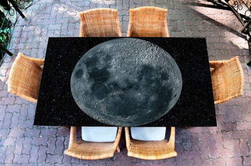 Стол с фотопечатью — Moon