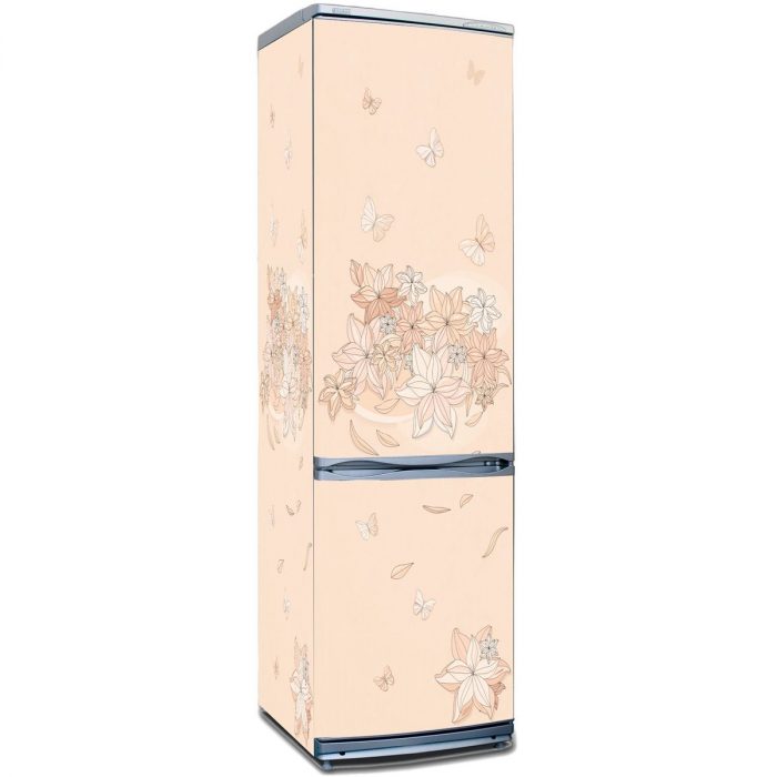 Наклейка на холодильник - Floral-1 | магазин Интерьерные наклейки