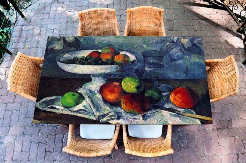 Наклейка на стол — Ваза с фруктами